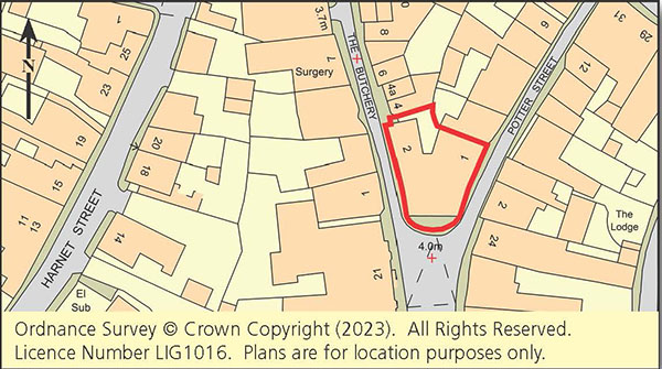Lot: 109 - PERIOD BUILDING WITH PERMISSION FOR CONVERSION INTO TWO HOUSES - 